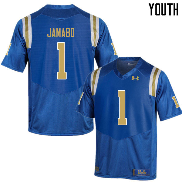Youth #1 Soso Jamabo UCLA Bruins College Football Jerseys Sale-Blue - Click Image to Close